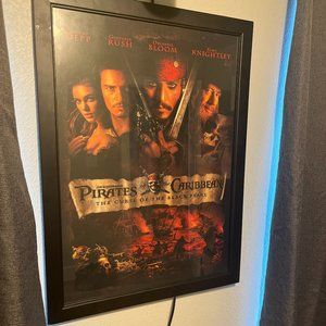 Pirates of the Carribean - The Curse of the Black Pearl - Custom Framed Poster